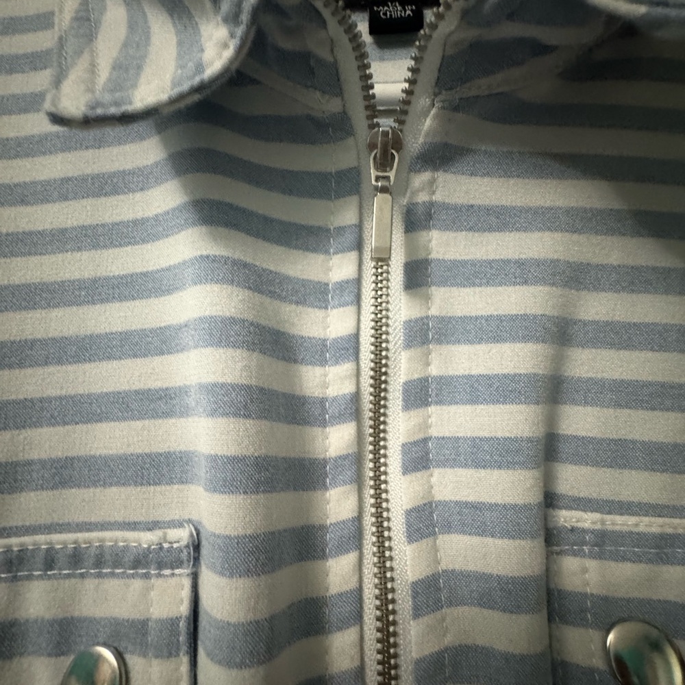 Nautical/Costal Women’s Striped Utility Dress w/ Belt 14 - Picture 5 of 7